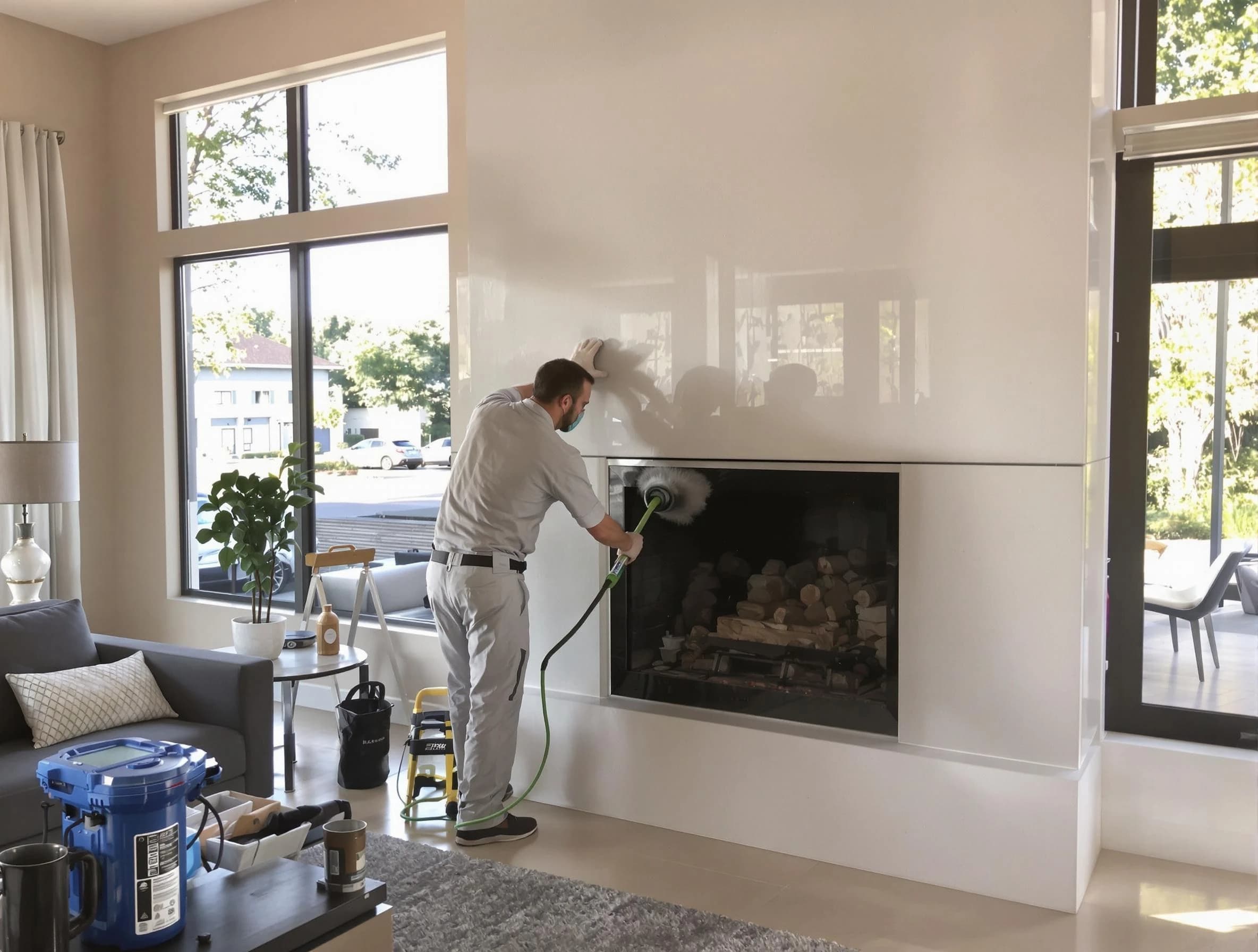 Lone Tree Chimney Sweep performing thorough soot removal in Lone Tree, CO