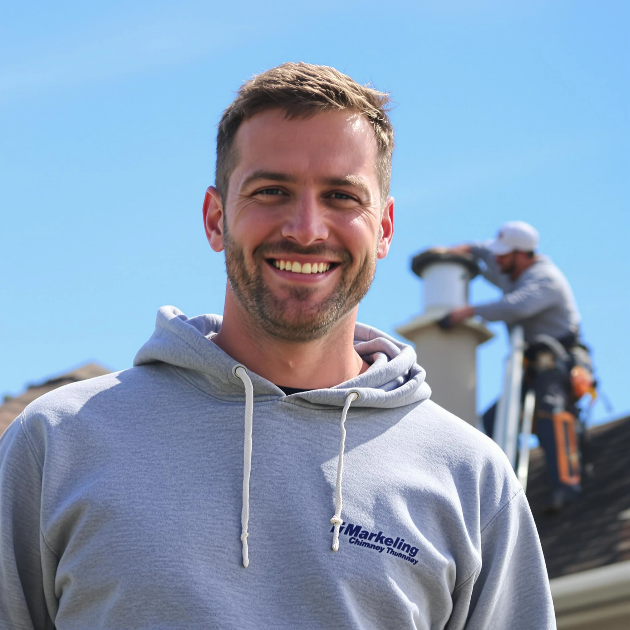 The Lone Tree Chimney Sweep team.